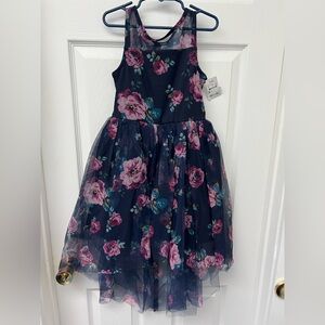 Floral Navy Kids Dress